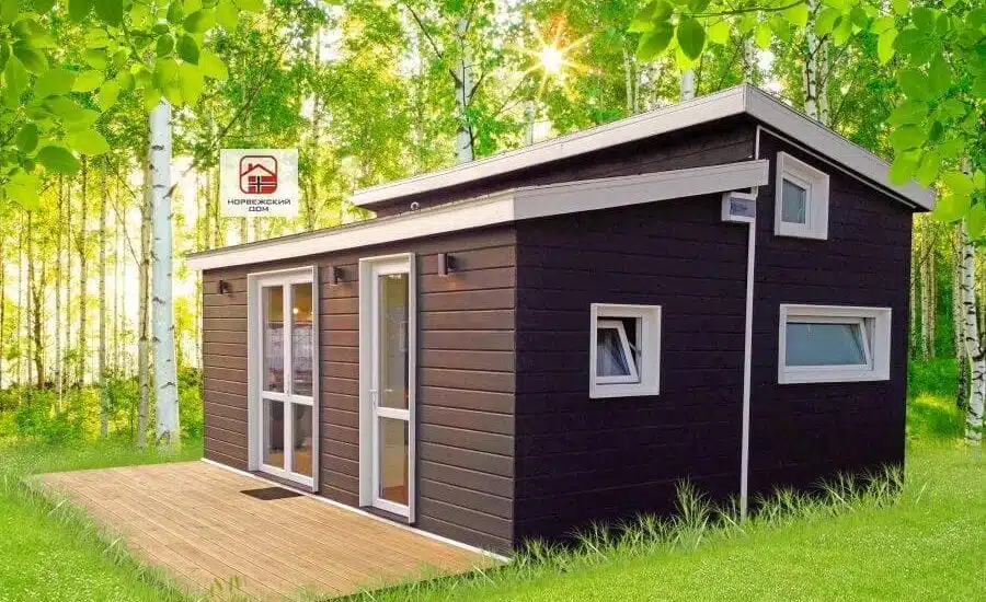 норвежский дом 33 кв м